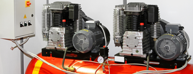 Double Engine Air Compressor